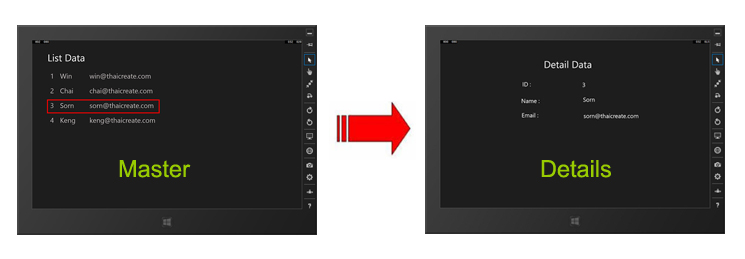 Windows Store Apps Master Detail Windows Store Apps Master Detail