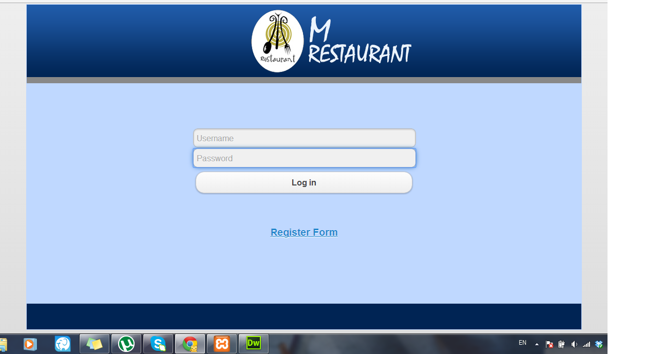 หน้า log in
