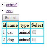 checkboxanimal