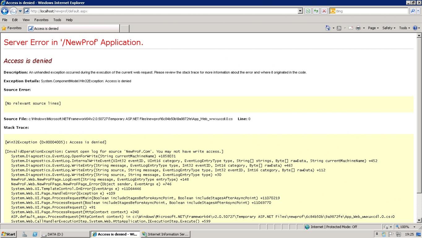 IISError