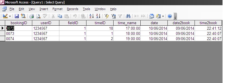 new query