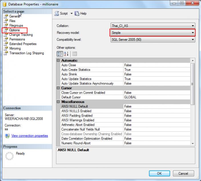 วิธีการ Clear Log / SQL Server 2005 , 2008 Delete Log ลดขนาด Size ...