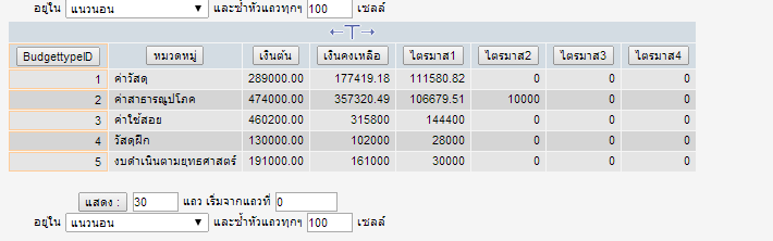 หน้าจอโปรแกรม