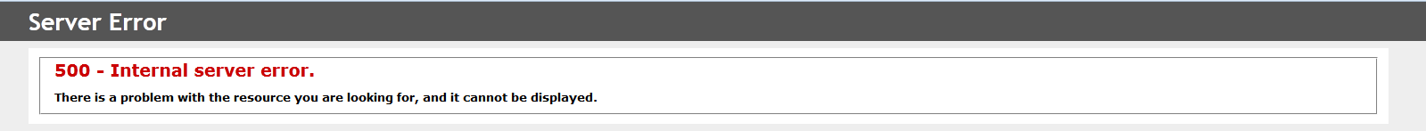 error
