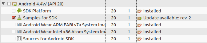 Android SDK Manager