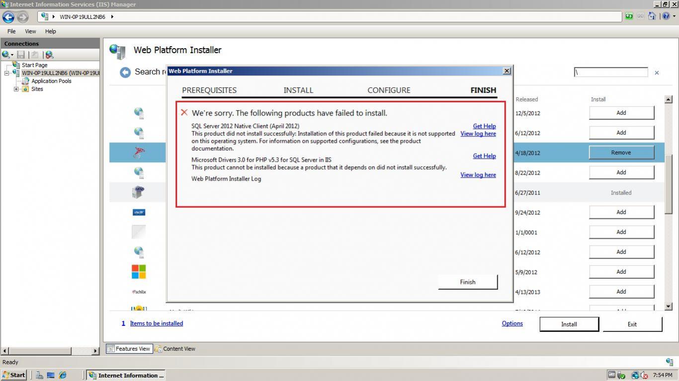 installerror