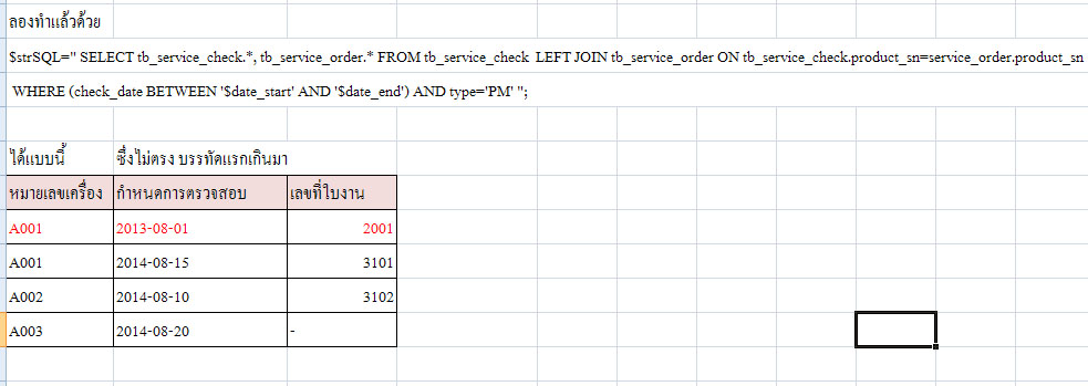 ลองแล้วได้แบบนี้
