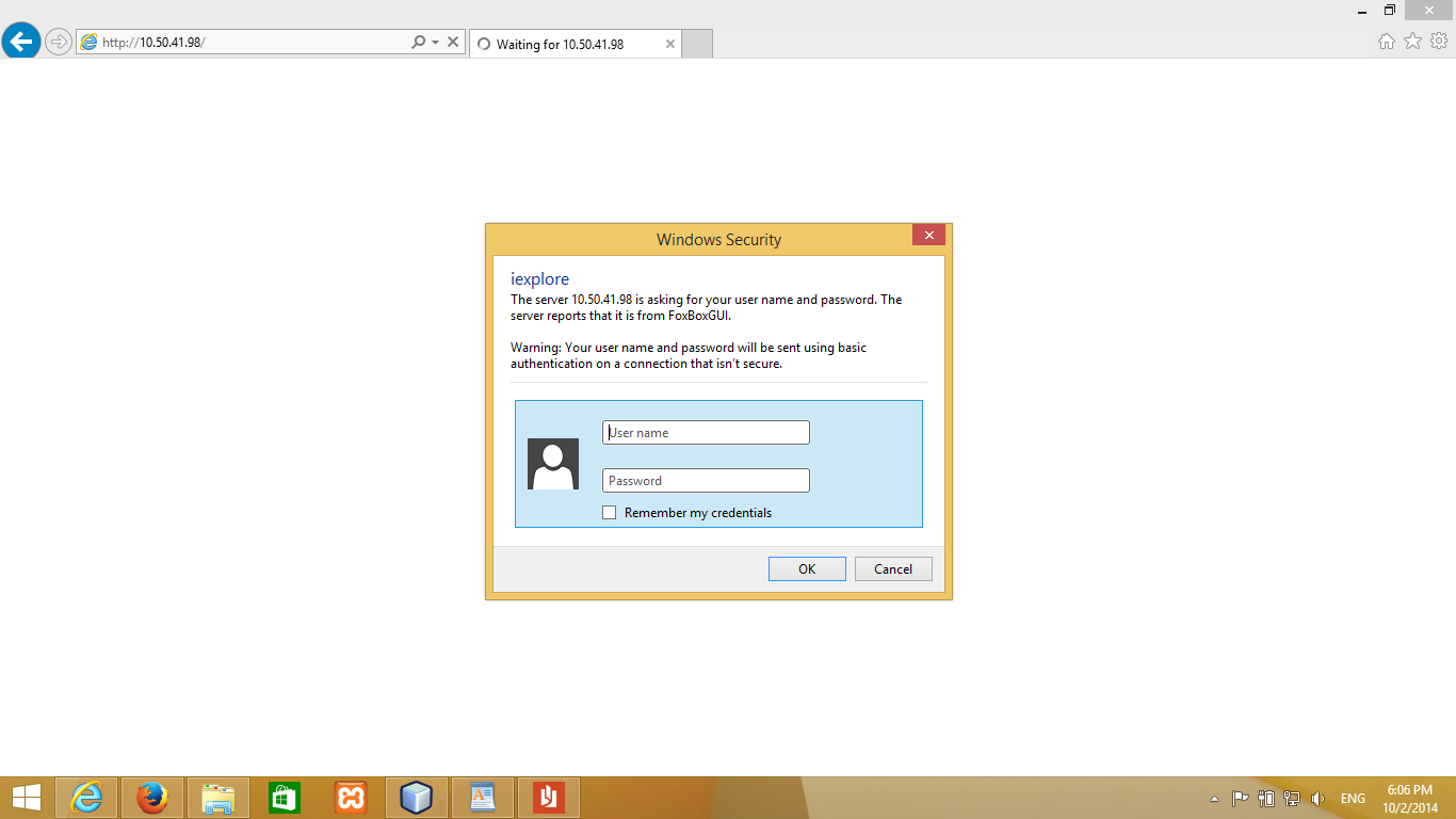 Credentials Authentication