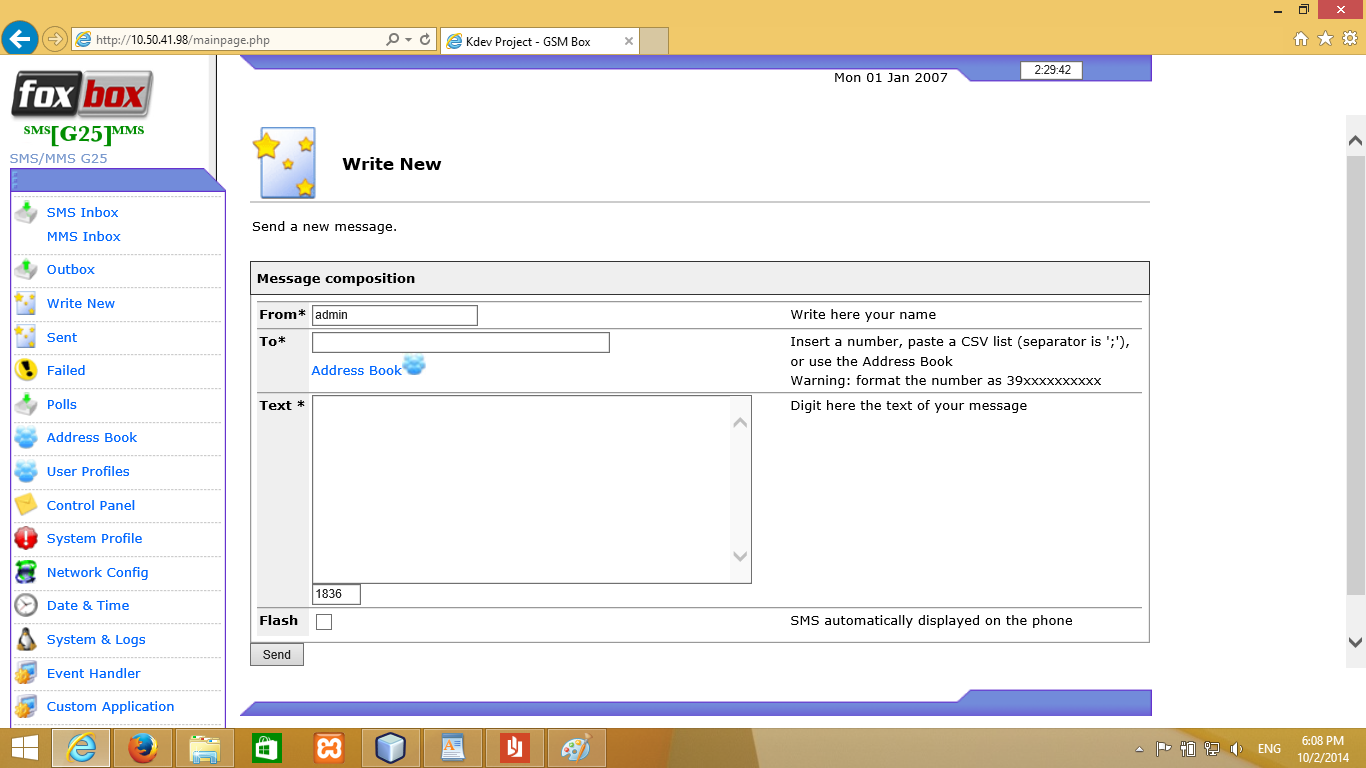 GUI Page