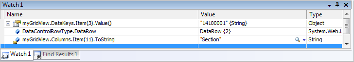 Grid get section Grid get section