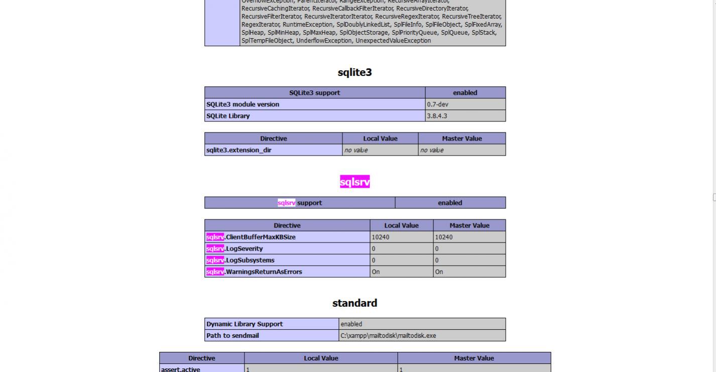 รูป phpinfo