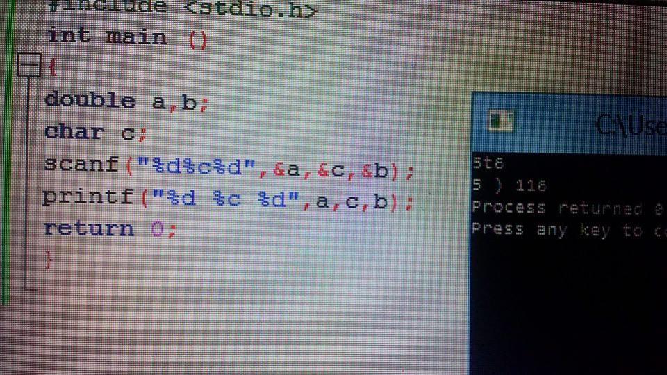 scanf ภาษาซี ค่าไม่ตรง scanf ภาษาซี ค่าไม่ตรง