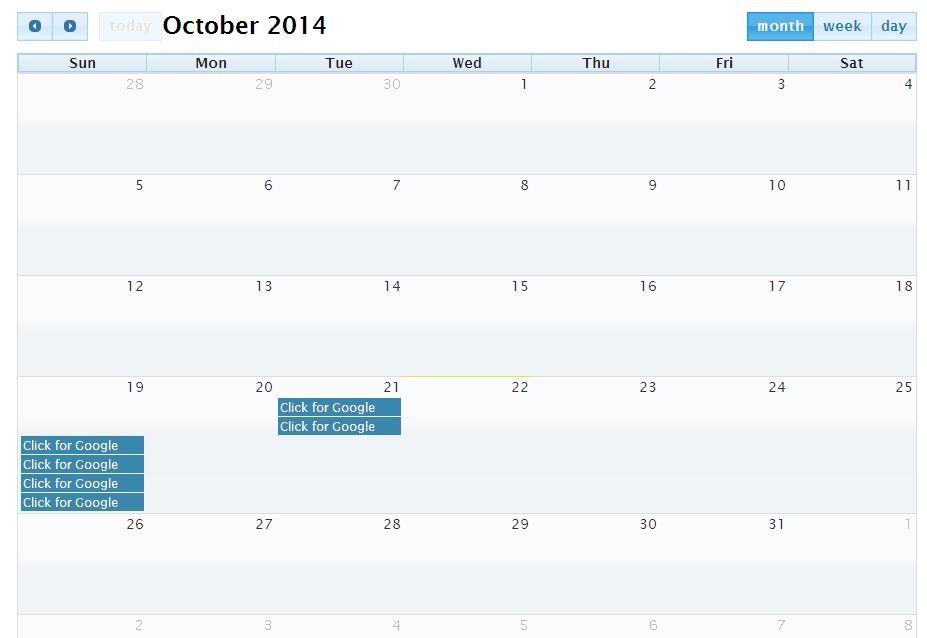 Fullcalendar - IE8