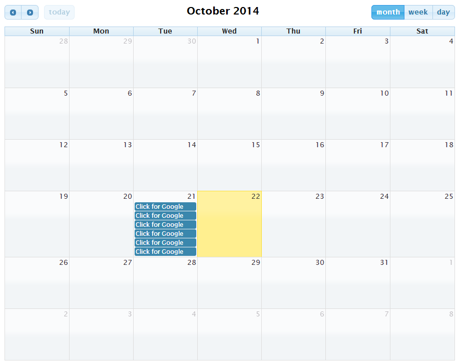 Fullcalendar - Chorme Fullcalendar - Chorme