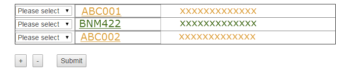multi rows