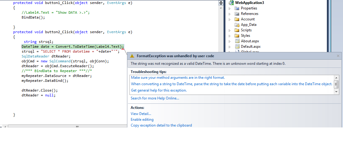 C#erordate