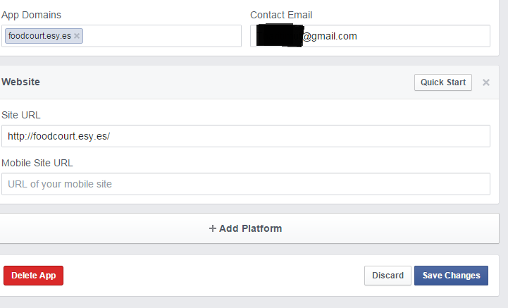 facebook setting