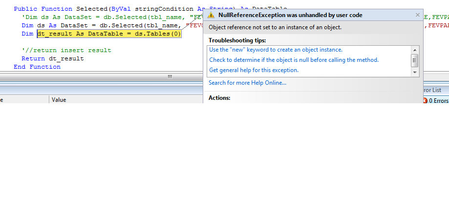 Error ที่เกิดขึ้น Error ที่เกิดขึ้น