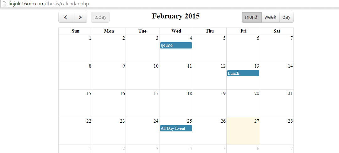 fullcalendar fullcalendar