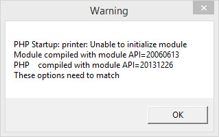 error printer