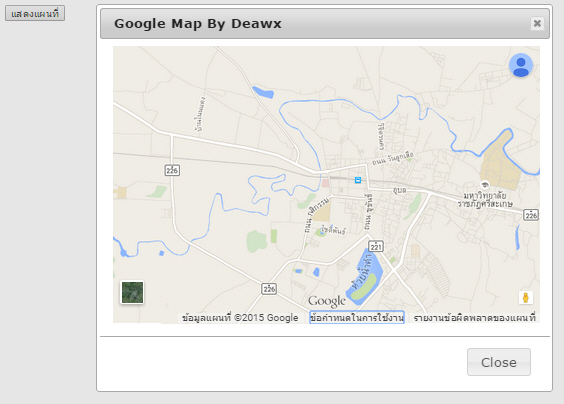 jQuery UI Dialog Map jQuery UI Dialog Map