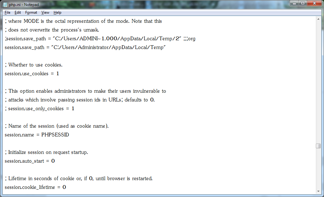 php.ini