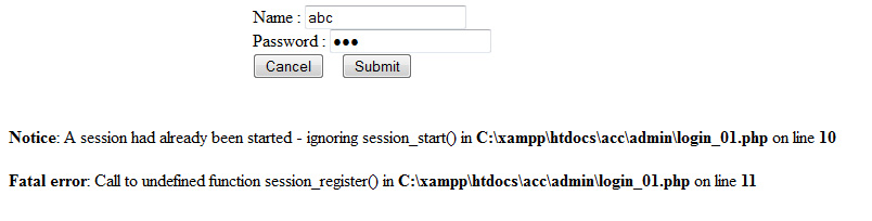 login