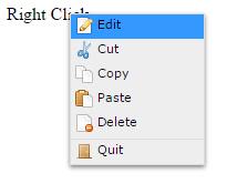 jQuery Context Menu