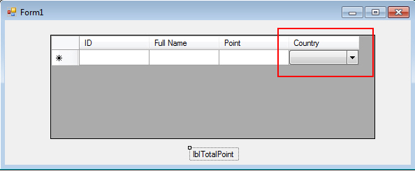 DataGridView / ComboBox (DataGridViewComboBoxColumn)