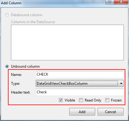 DataGridView / CheckBox (DataGridViewCheckBoxColumn) DataGridView / CheckBox (DataGridViewCheckBoxColumn)