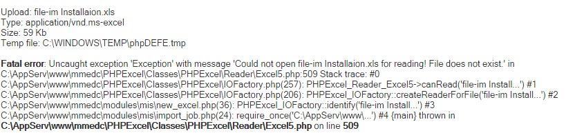 Error Code
