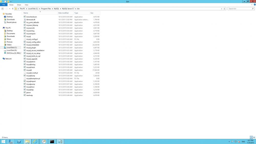 ไฟล์ dumย ใน SQL 5.7