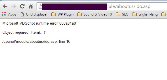Microsoft Vbscript Runtime Error 800a0006 Microsoft Vbscript Runtime Error 800a0006