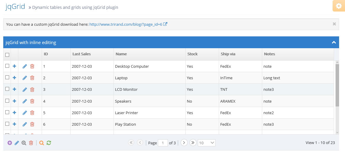jqgrid_bootstrap jqgrid_bootstrap