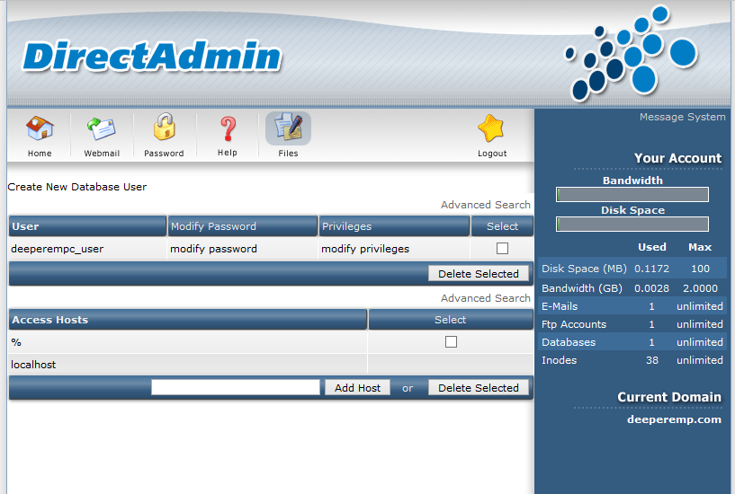 directAdmin