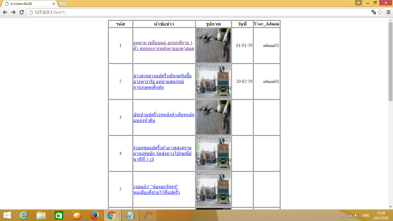 หน้า index.php ค่ะ หน้า index.php ค่ะ