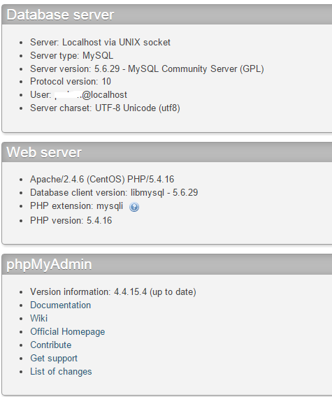 phpmyadmin