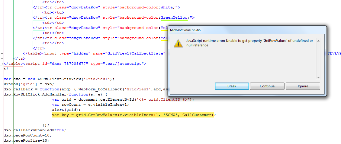 Error Java Script Error Java Script