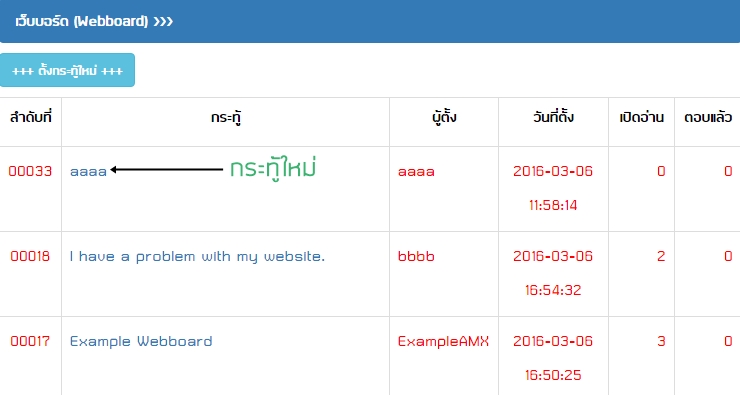 new topic on page webboard new topic on page webboard