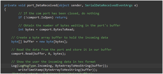 รับค่าจาก serial port แล้วเขียนลง text file แต่ได้ค่าไม่ครบ