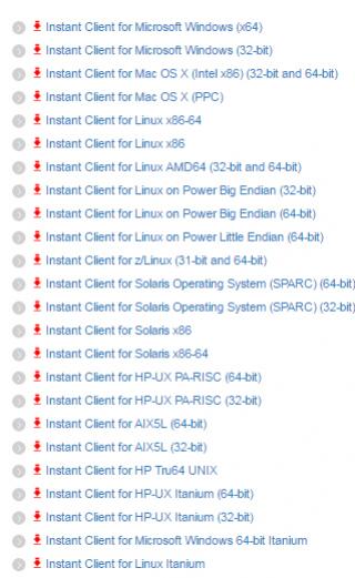 Oracle Instance Client