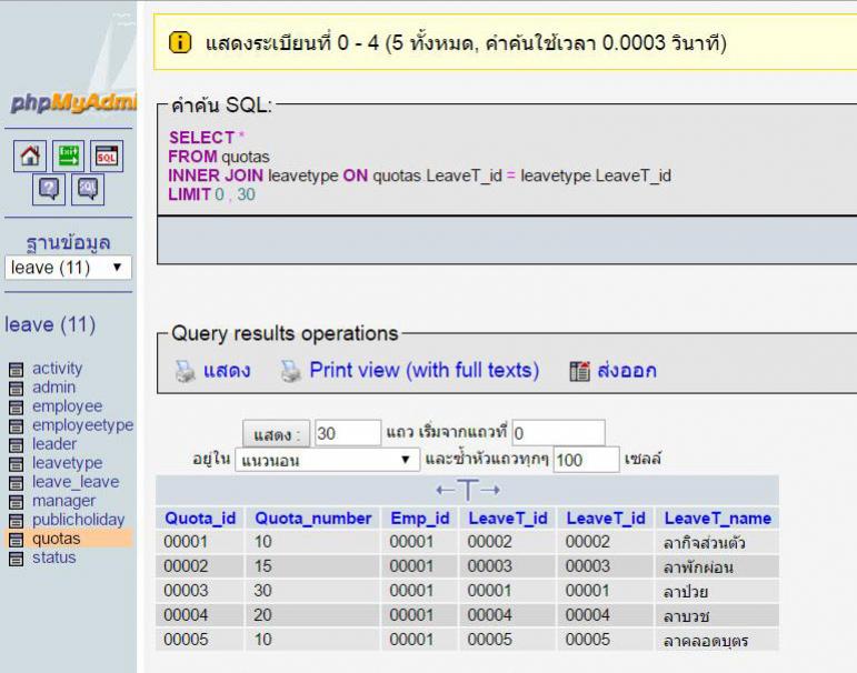 ภาพในฐานข้อมูล ภาพในฐานข้อมูล