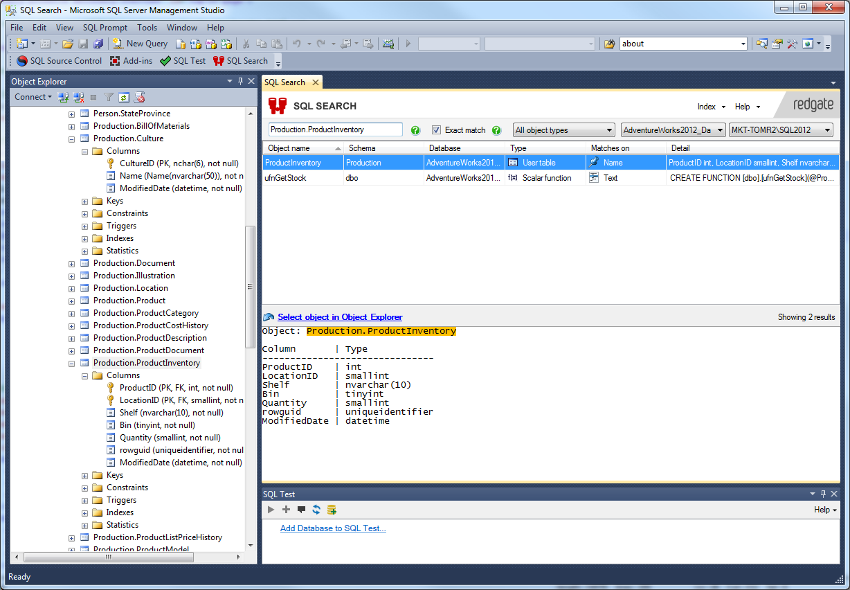 SQL Search ค้นหารายการต่าง ๆ บน SQL Server Database (SQL Server ...