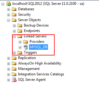 SQL Server Link Server to MySQL