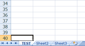 ตัวอย่าง Excel เปลี่ยนชื่อ Sheet