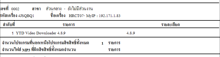 รายงาน รายงาน