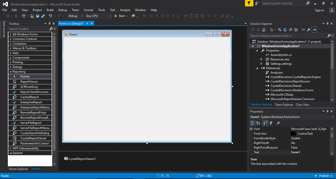 การ Add Crystalr Report ลงใน Visual studio 2015 ไม่ได้ครับ การ Add Crystalr Report ลงใน Visual Studio 2015 ไม่ได้ครับ