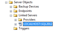 Linked Server : SQL Server Database