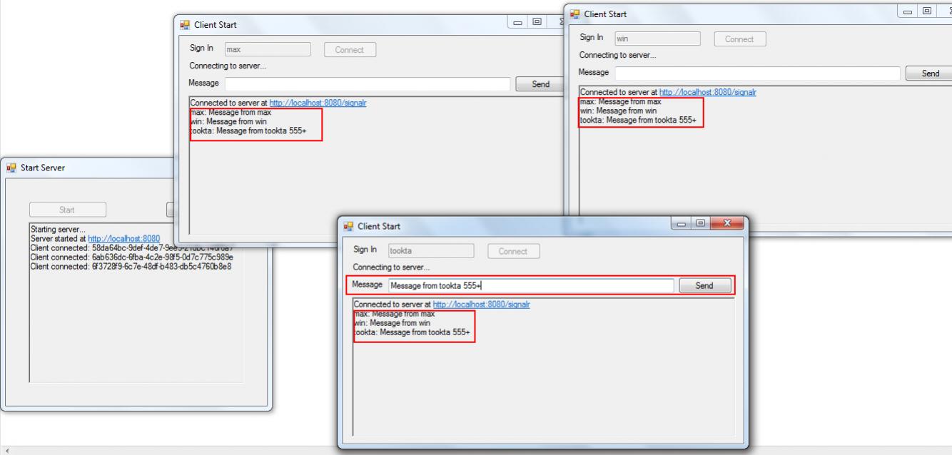 Windows Form SignalR Real Time 33