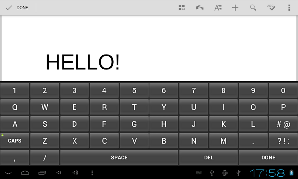 Android Custom Keyboard